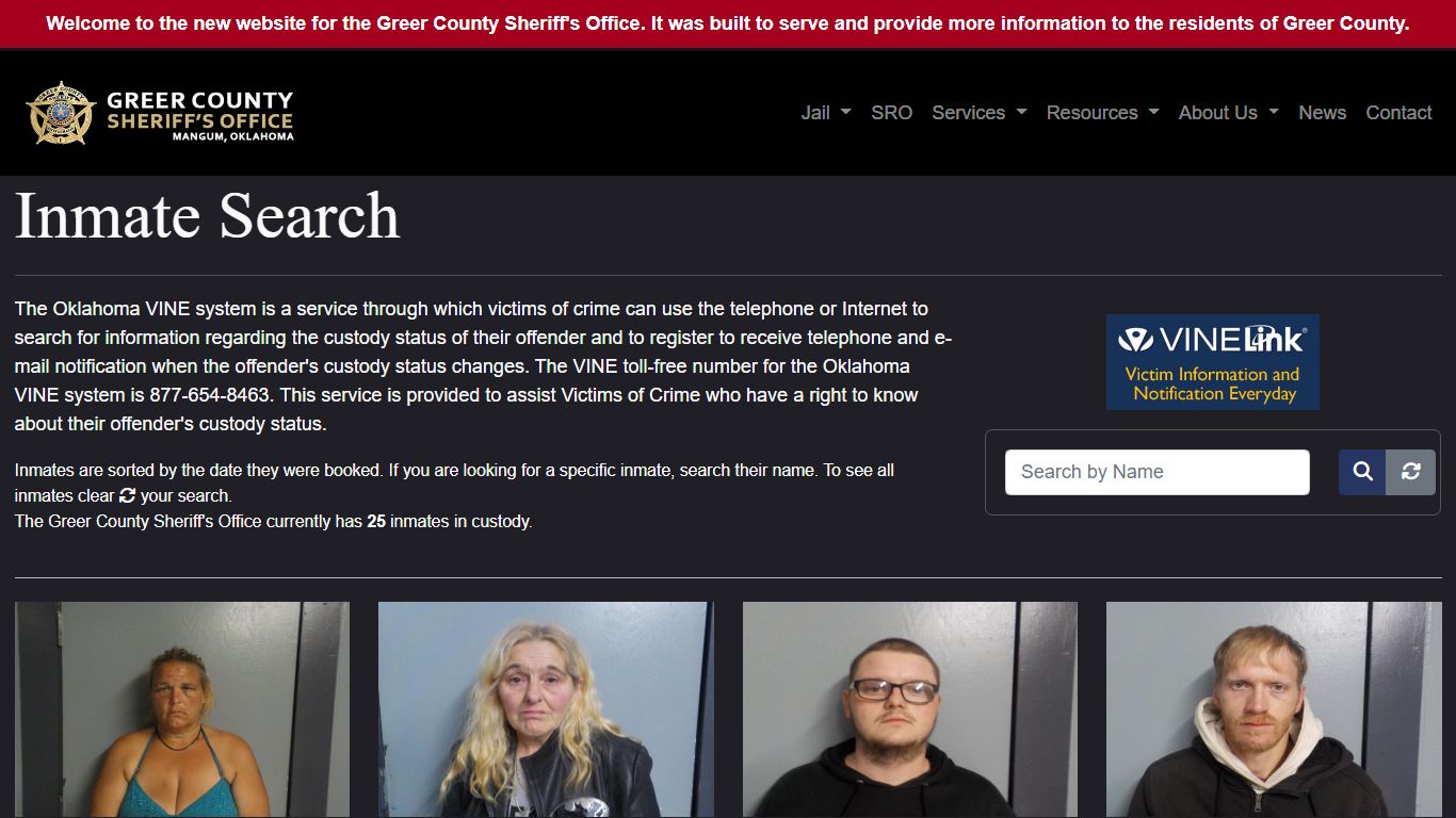 Inmate Search - Greer County Sheriff's Office